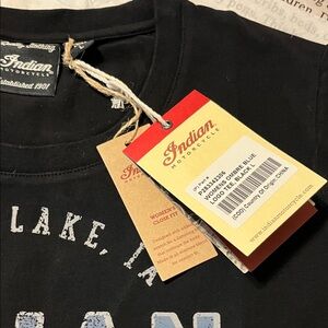 Indian Motorcycle Black Short Sleeve Tee